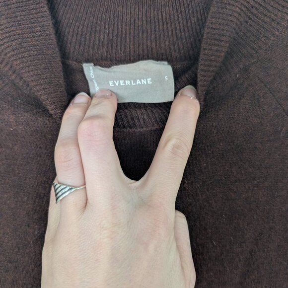 Everlane 100% Cashmere mock neck sweater - Picture 2 of 5